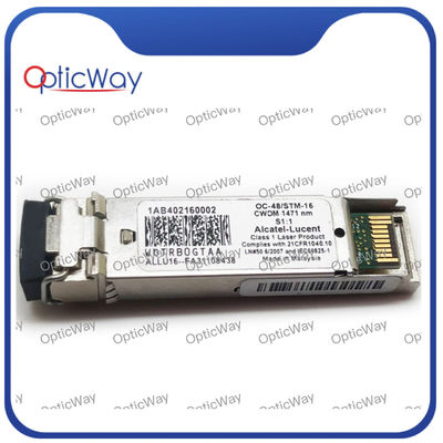 アルカテル ルーセント SFP ファイバートランシーバー 1AB402160002 CWDM 1471nm 2.67G 80km