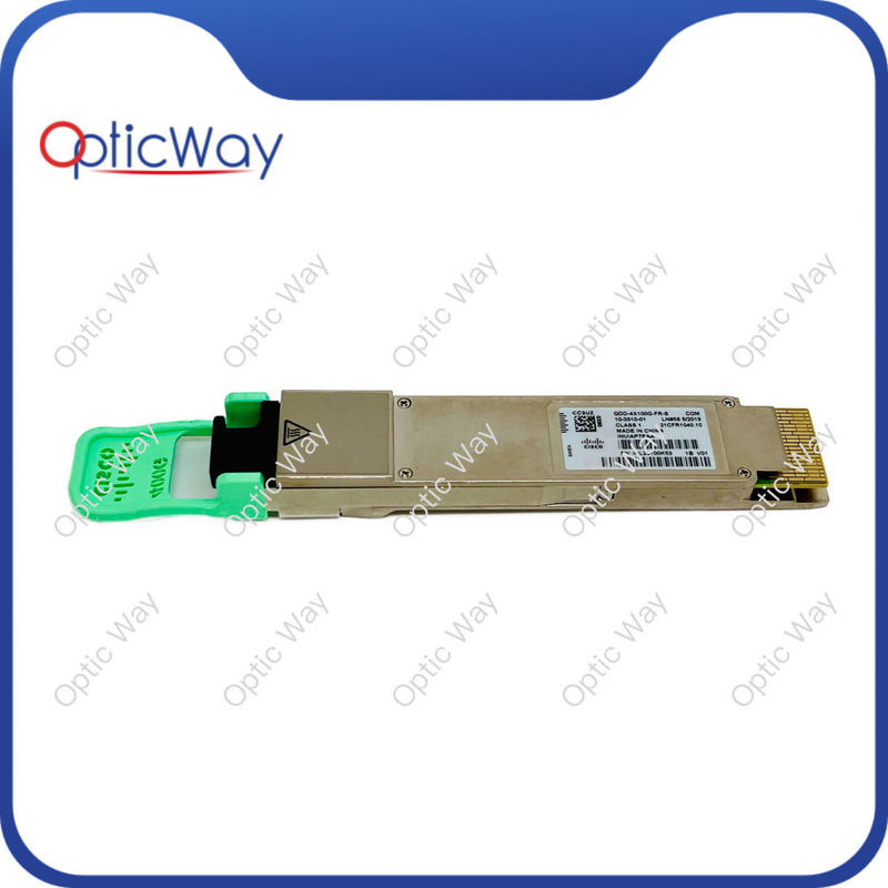 DOM QSFP28-DD ファイバートランシーバー QDD-4X100G-FR-S 400GBASE-XDR4 PAM4 1310nm 2km